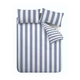 Catherine Lansfield Cove Stripe Duvet Cover and Pillowcase Set - thumbnail 6