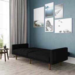 Paxson Linen Double Sofa Bed - thumbnail 2