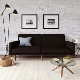 Paxson Linen Double Sofa Bed - thumbnail 1