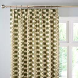 Avis Stripe Pencil Pleat Curtains - thumbnail 1