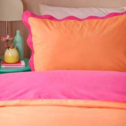 Furn. Wigglescallop Polycotton Duvet Cover & Pillowcase Set - thumbnail 2