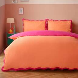 Furn. Wigglescallop Polycotton Duvet Cover & Pillowcase Set - thumbnail 1