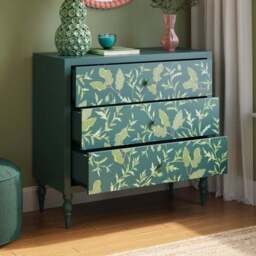 Petit 3 Drawer Chest, Green - thumbnail 2