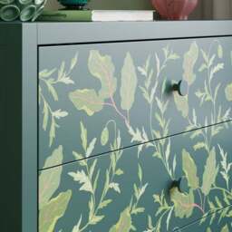 Petit 3 Drawer Chest, Green - thumbnail 4