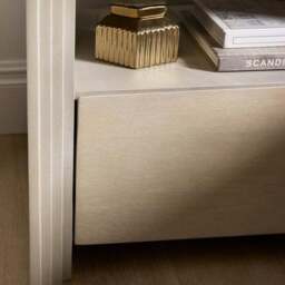 Romy Wide 1 Drawer Bedside Table, Mango Wood - thumbnail 4