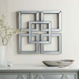 Luxe Decorative Geo Mirror Wall Art - thumbnail 1