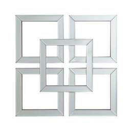 Luxe Decorative Geo Mirror Wall Art - thumbnail 2