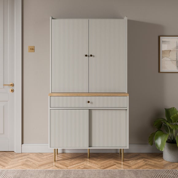 Georgi Tall Cabinet with Hideaway Desk - image 1