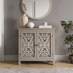 Eden Small Sideboard, Grey Washed - thumbnail 1