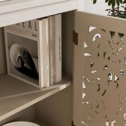 Eden Small Sideboard, Grey Washed - thumbnail 3