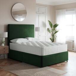Luxury Side Ottoman Bed Frame, Velvet - thumbnail 1