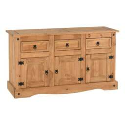 Corona Large Sideboard, Pine - thumbnail 2