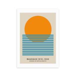 East End Prints Mid Century Sun Bauhaus by Luxe Poster Co - thumbnail 2