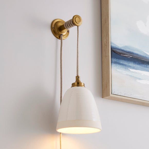 Churchgate Harby Plug In Wall Light - image 1