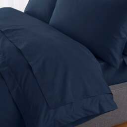 Hotel 230 Thread Count Percale 100% Cotton Flat Sheet - thumbnail 1
