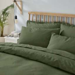 Pure Cotton Plain Dye Duvet Cover - thumbnail 4