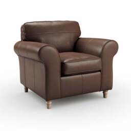 Flori Classic Leather Armchair - thumbnail 6