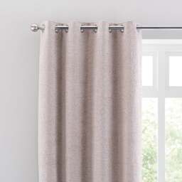 Textured Chenille Eyelet Curtains - thumbnail 1