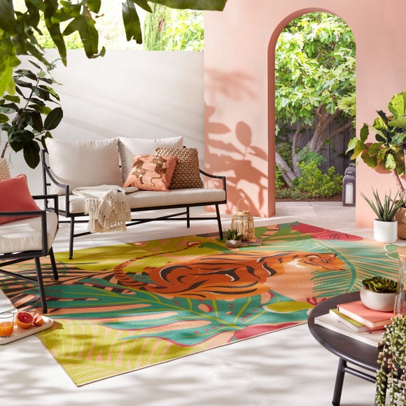 Summer Tropics Recycled Indoor Outdoor Rug
