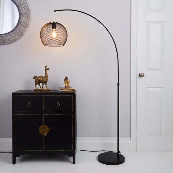 Harrison Arc Black Floor Lamp - image 1