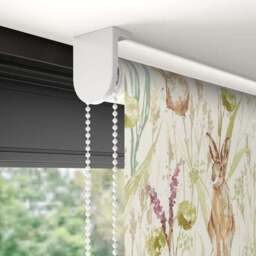 Hare And Pheasant Fire Retardant Blackout Made to Measure Roller Blind - thumbnail 4