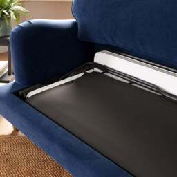 Beatrice II Matte Velvet Single Snuggle Sofa Bed - thumbnail 3