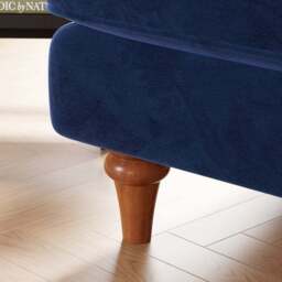 Beatrice II Matte Velvet Single Snuggle Sofa Bed - thumbnail 5