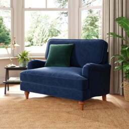 Beatrice II Matte Velvet Single Snuggle Sofa Bed - thumbnail 2