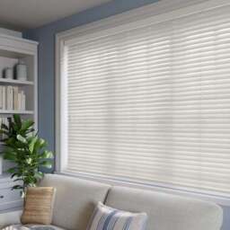 Made To Measure 50mm Slats White Textured Venetian Blind - thumbnail 3