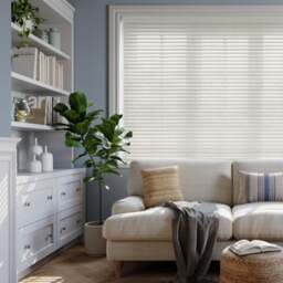 Made To Measure 50mm Slats White Textured Venetian Blind - thumbnail 1