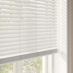 Made To Measure 50mm Slats White Textured Venetian Blind - thumbnail 4