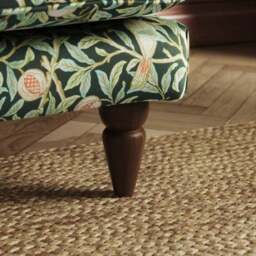 Jolene William Morris Bird & Pomegranate Print Velvet 3 Seater Sofa - thumbnail 5