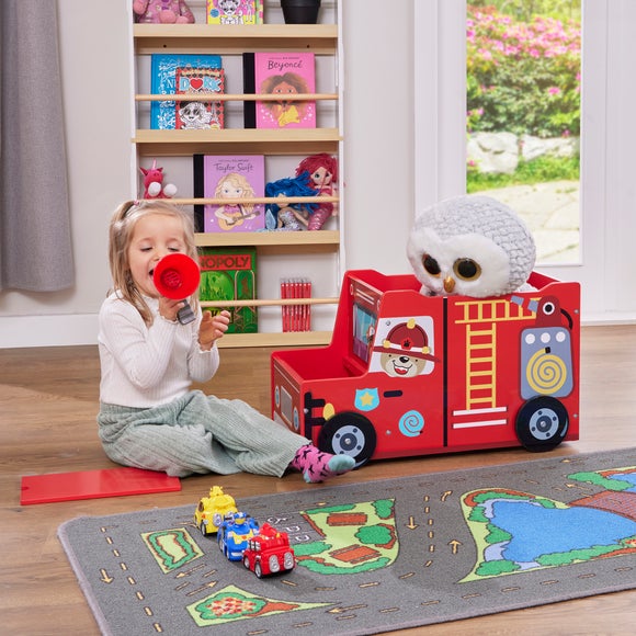 Liberty House Toys Fire Engine Toy Box - image 1