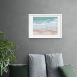 East End Prints Aerial Ocean Print - thumbnail 1
