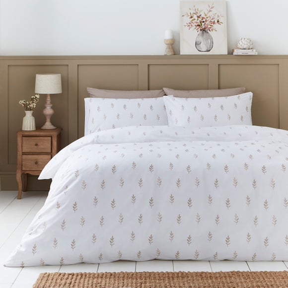 Harper Stem Floral 144 Thread Count 100% Cotton Duvet Cover & Pillowcase Set - image 1