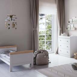 Little Acorns Florence Cot Bed and 3 Drawer Chest Nursery Set - thumbnail 2