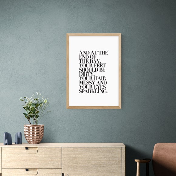 East End Prints At The End of the Day Framed Print - image 1