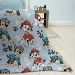 Paw Patrol Sketchy Fleece Blanket 100cm x 150cm - thumbnail 1