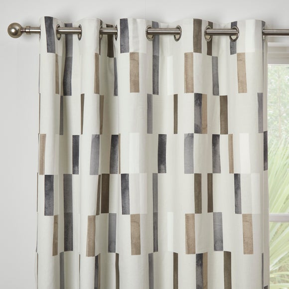 Fusion Oakland Cotton Eyelet Curtains - image 1