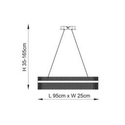 Vogue Summer Adjustable LED Pendant Light - thumbnail 5