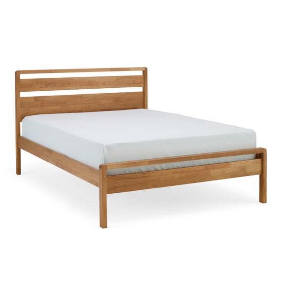 Scandi Mid Century Wooden Bed Frame - image 1