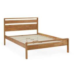 Scandi Mid Century Wooden Bed Frame - thumbnail 5