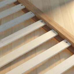 Scandi Mid Century Wooden Bed Frame - thumbnail 3