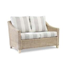 Desser Dijon Rattan Athena Stripe 2 Seater Sofa & 2 Chairs Set - thumbnail 3