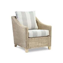 Desser Dijon Rattan Athena Stripe 2 Seater Sofa & 2 Chairs Set - thumbnail 4
