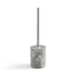 Grey Marble Effect Resin Toilet Brush - thumbnail 3