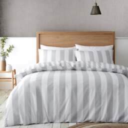 Catherine Lansfield Cove Stripe Duvet Cover and Pillowcase Set - thumbnail 1