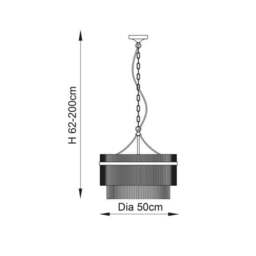 Vogue Langdon 5 Light Chandelier - thumbnail 6