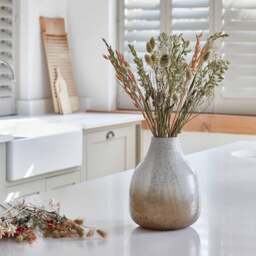 Verre Round Frosted Glass Vase - thumbnail 1