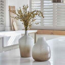 Verre Round Frosted Glass Vase - thumbnail 4